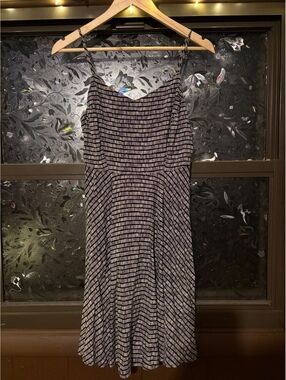 Fit & Flare Patterned Dress - Old Navy
